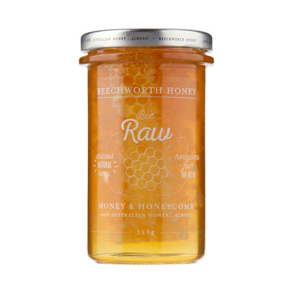 Beechworth Bee Raw Honey & Honeycomb - 350g