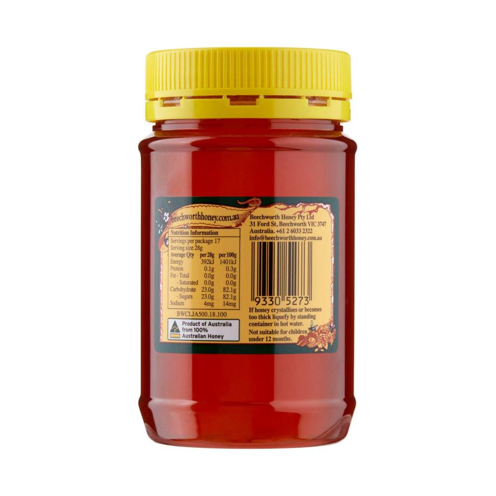 Beechworth Honey 100% Pure Australian Honey Jar - 500g