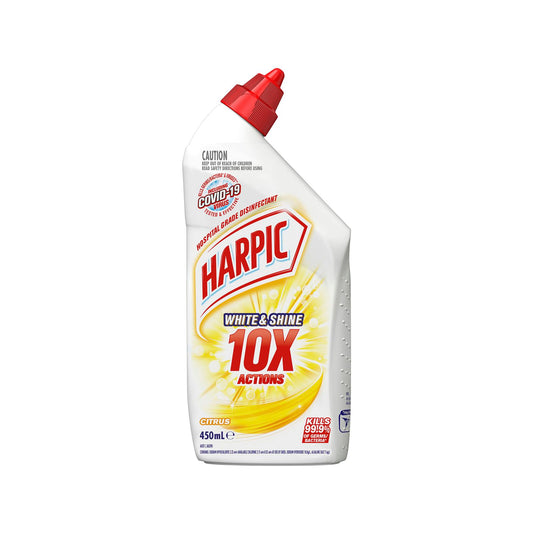 Harpic White Shine Citrus Toilet Cleaner - 450ml