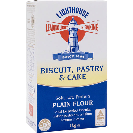 Lighthouse Biscuit, Pastry & Cake Plain Flour - 1kg