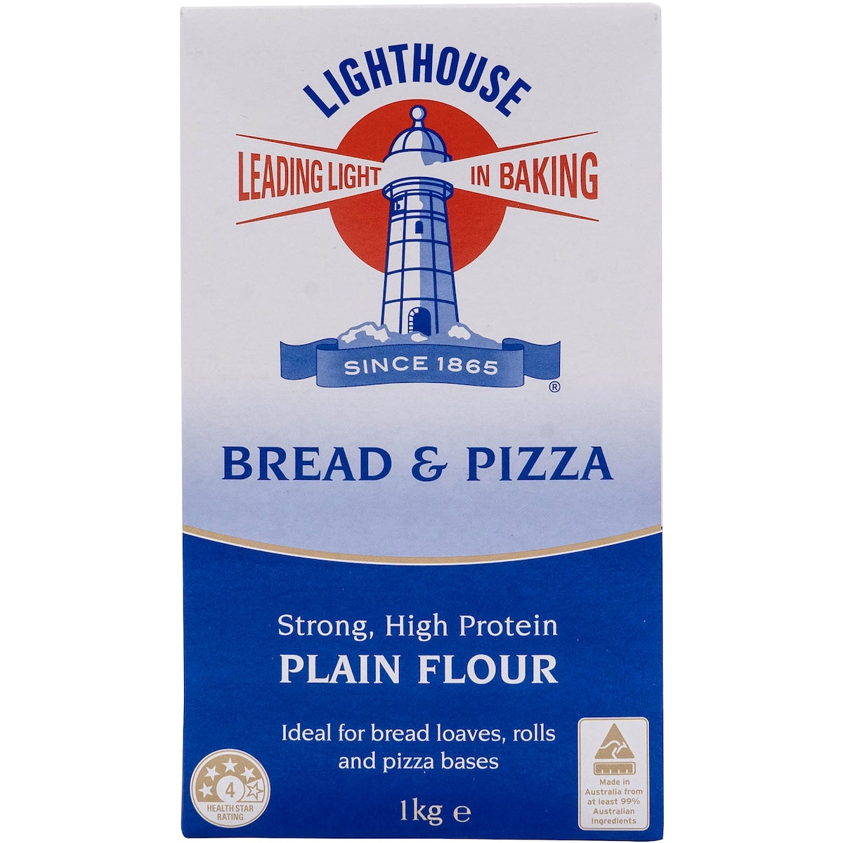 Lighthouse Bread & Pizza Plain Flour 1kg