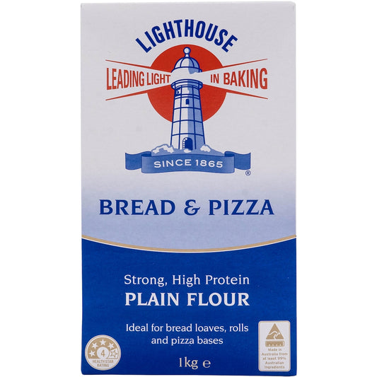 Lighthouse Bread & Pizza Plain Flour 1kg