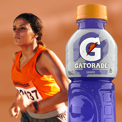 Gatorade Sports Drinks Grape Electrolyte Hydration 600ml