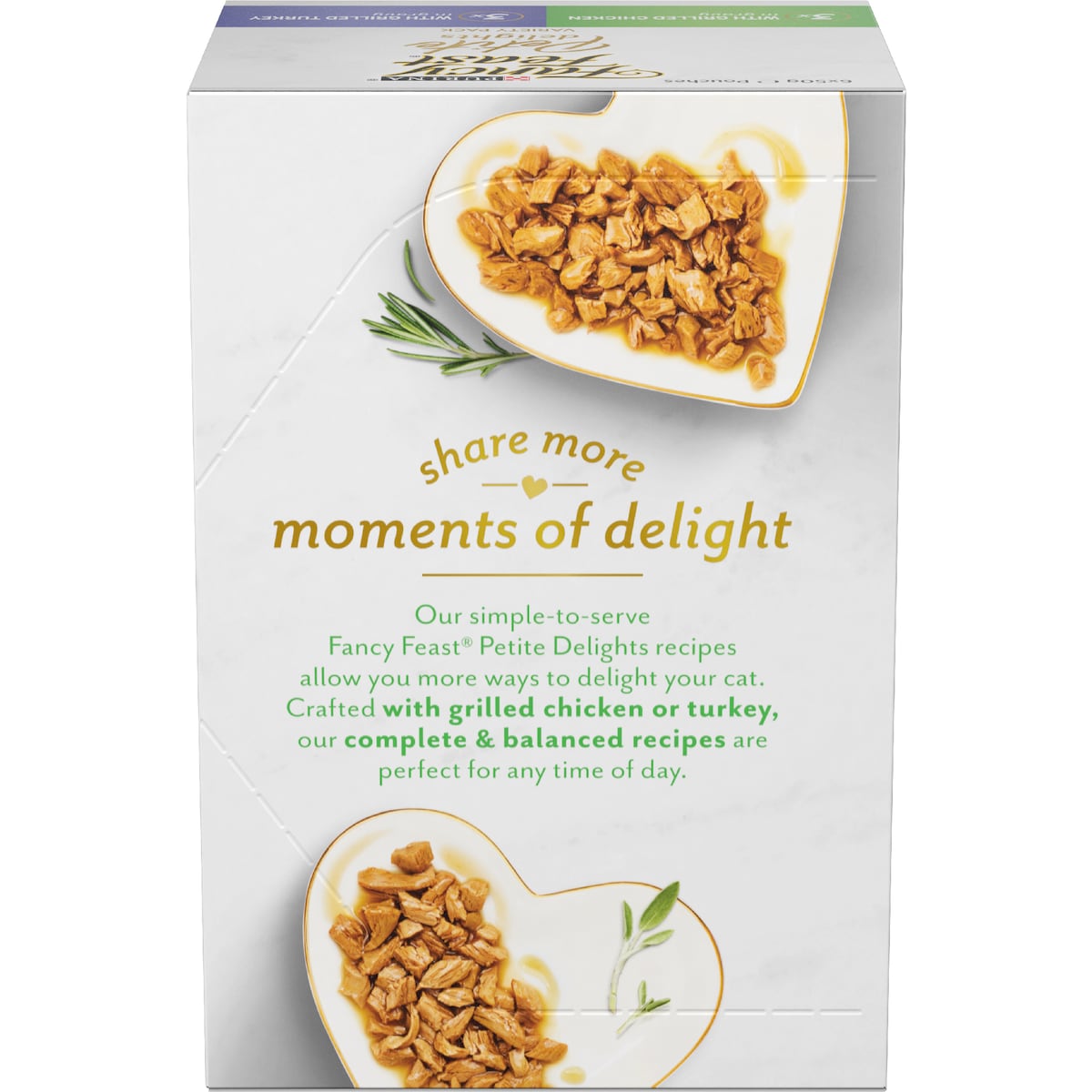 Fancy Feast Petite Delights Chicken & Turkey Wet Cat Food 50g X 6 Pack