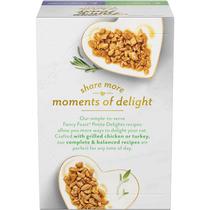 Fancy Feast Petite Delights Chicken & Turkey Wet Cat Food 50g X 6 Pack