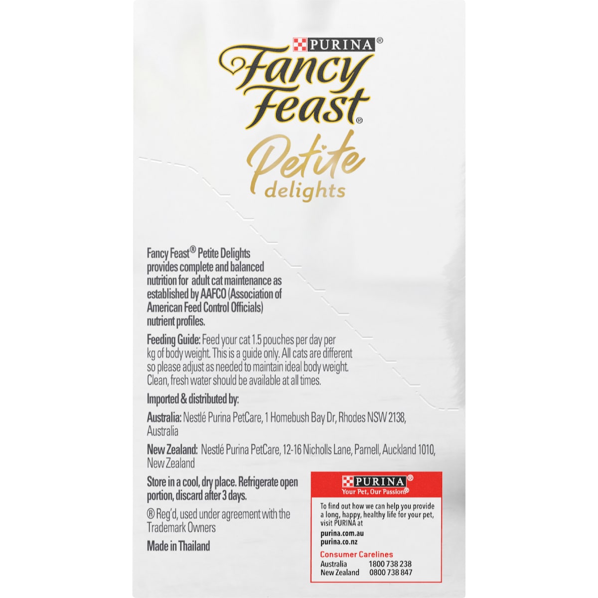Fancy Feast Petite Delights Chicken & Turkey Wet Cat Food 50g X 6 Pack