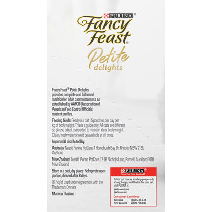 Fancy Feast Petite Delights Chicken & Turkey Wet Cat Food 50g X 6 Pack