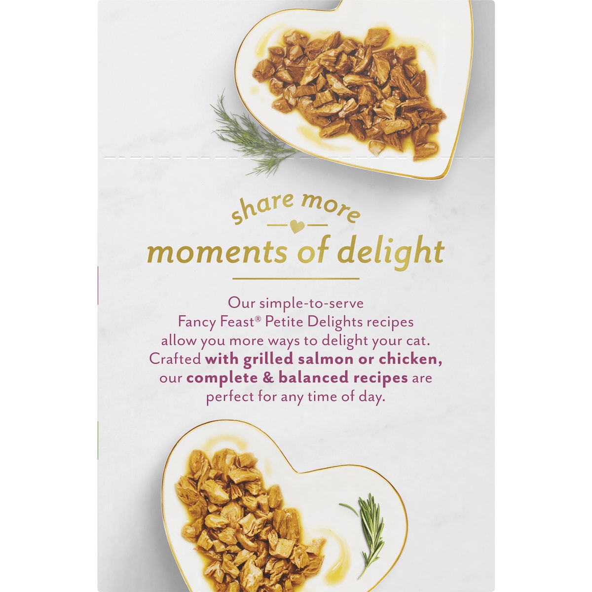 Fancy Feast Petite Delights Chicken & Salmon Wet Cat Food 50g X 6 Pack