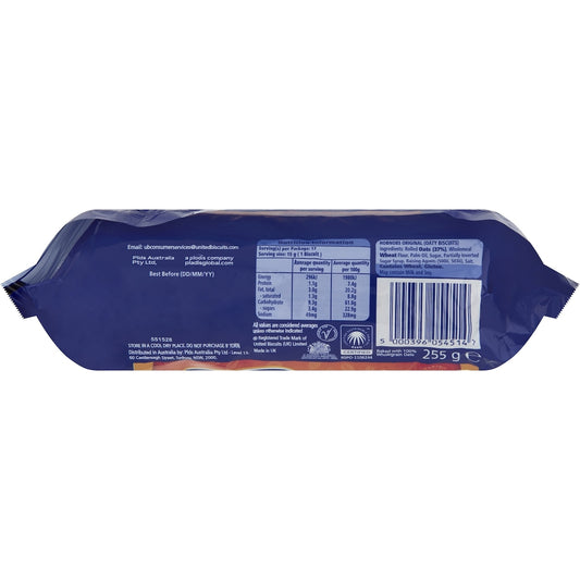 McVities Hobnobs Original Oat Snap 255g