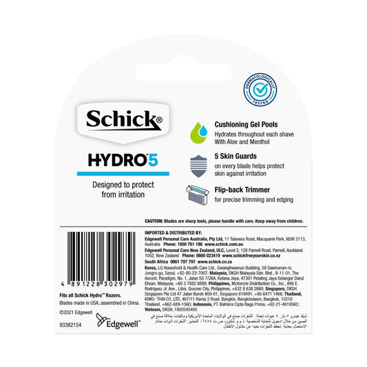 Schick Hydro 5 Blades - 4 pack