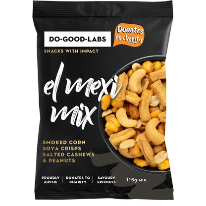 Do Good Labs El Mexi Mix Smoked Corn, Soya Crisps, Cashews & Nuts 115g