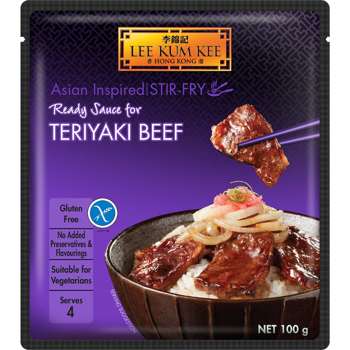 Lee Kum Kee Ready Sauce Teriyaki Beef 100g