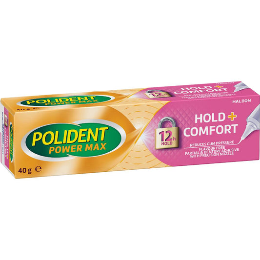 Polident Hold & Comfort Partial & Denture Adhesive 40g
