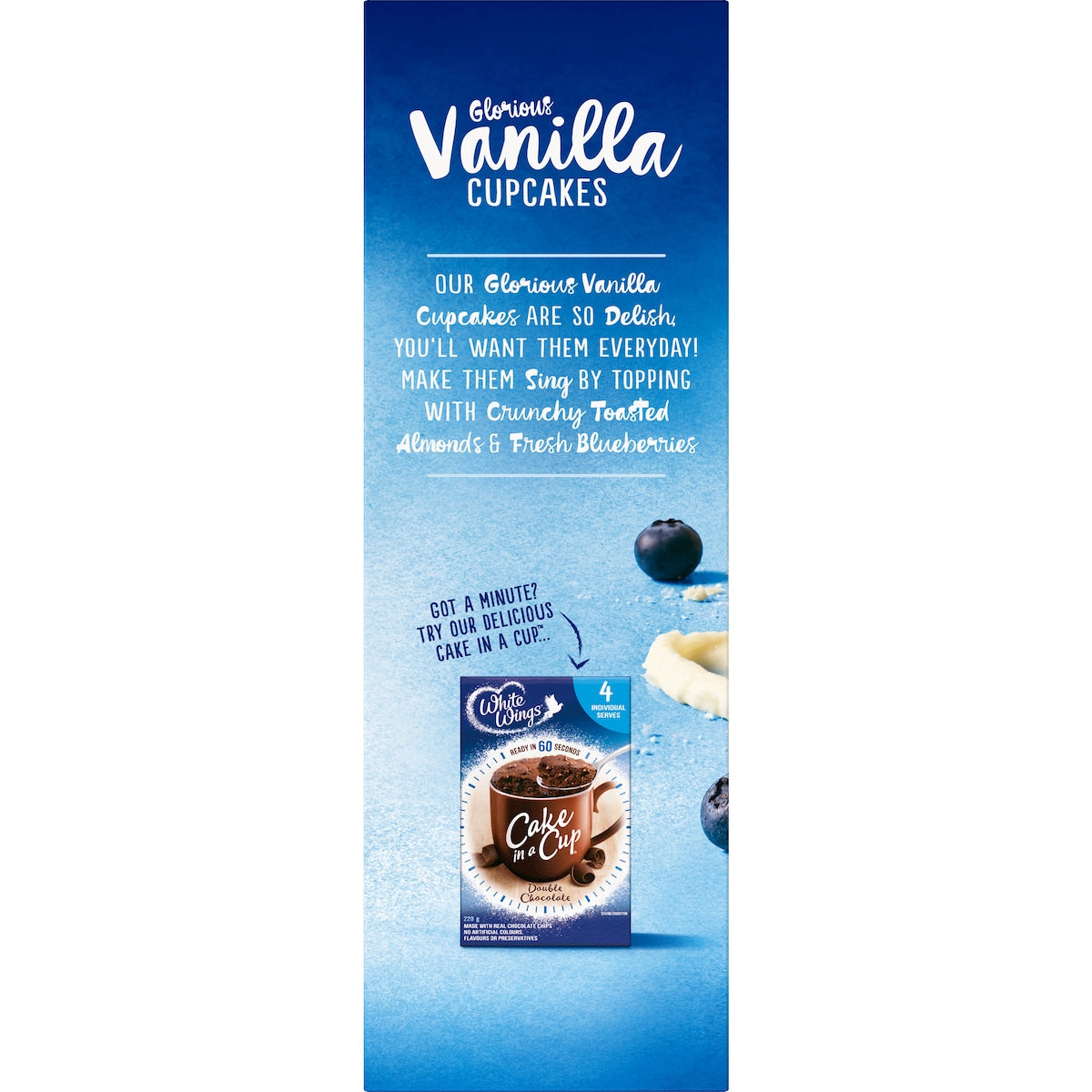 White Wings Cupcake Mix Vanilla 410g