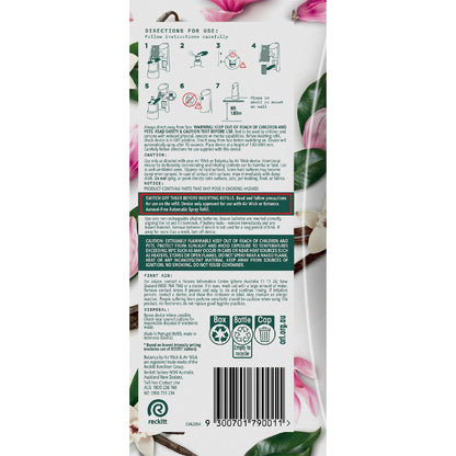 Botanica Auto Air Freshener Vanilla & Himalayan Magnolia 228ml