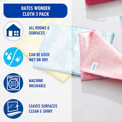 Oates Wonder Cloth 3 pack
