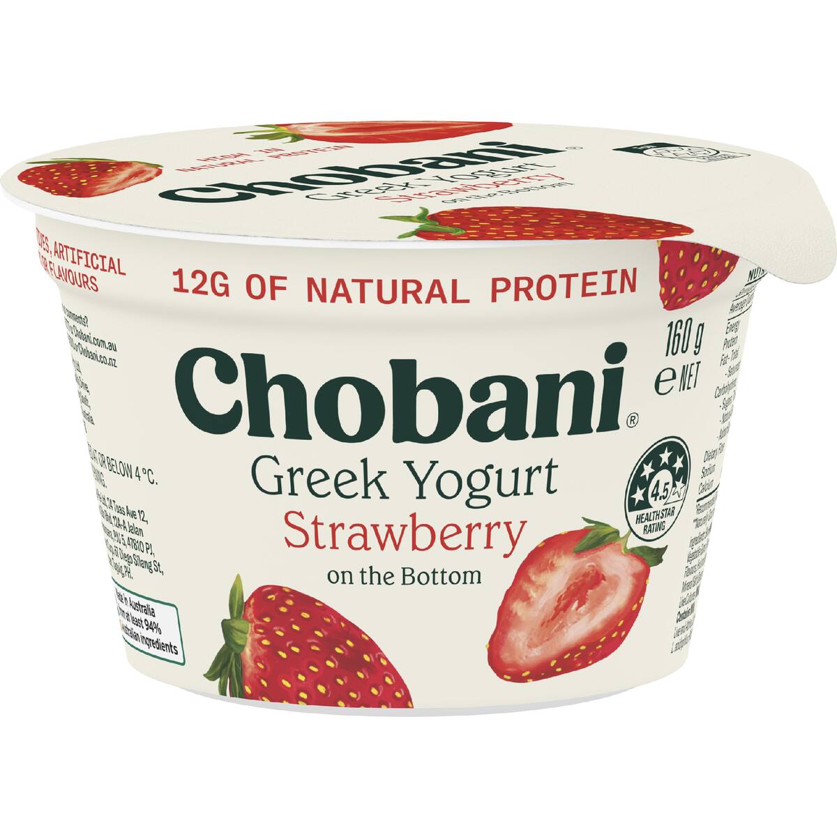 Chobani Greek Yoghurt Strawberry 160g