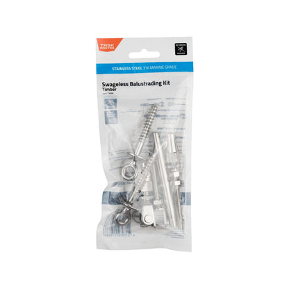 Taskmaster Swageless Balustrading Kit Timber 316 Stainless Steel