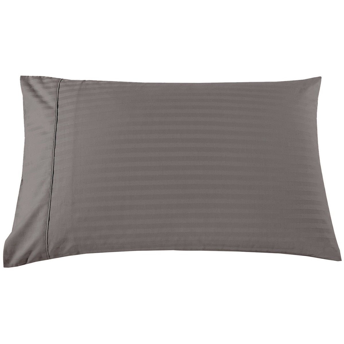 Kensington 1200 Thread Count Stripe Cotton Sheet Set Double Charcoal
