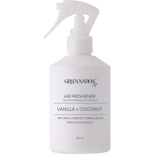 Green Nation Air Freshener Spray Vanilla + Coconut 200mL
