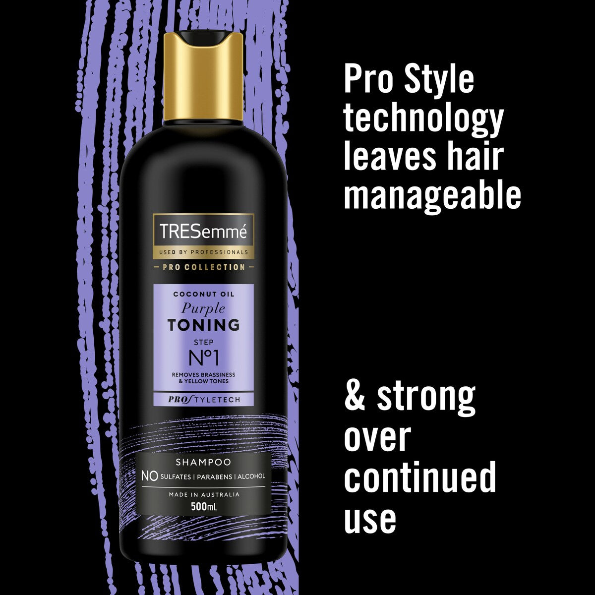 Tresemme Purple Toning Shampoo With Coconut Oil 500ml