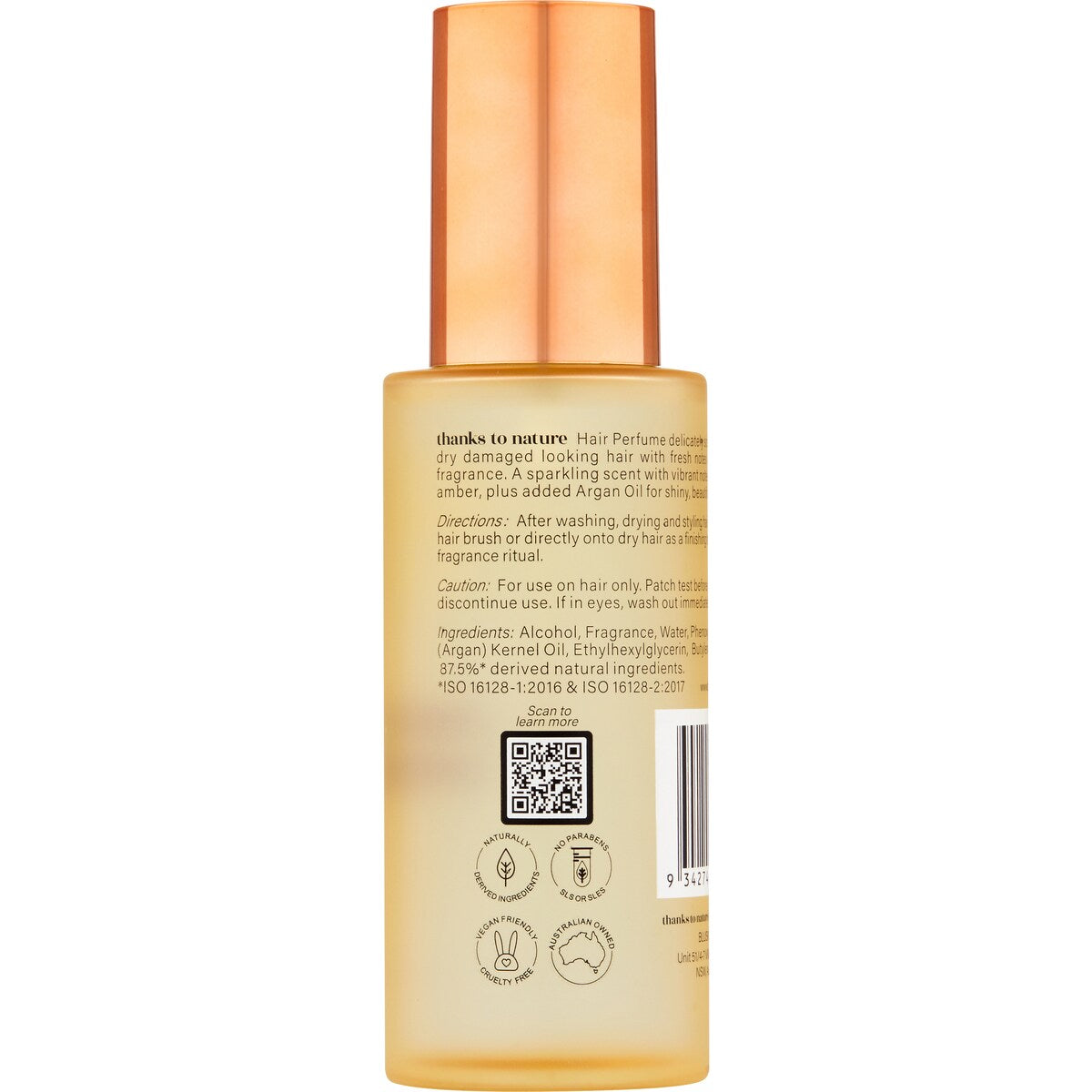 Thanks To Nature Hair Perfume 100mL