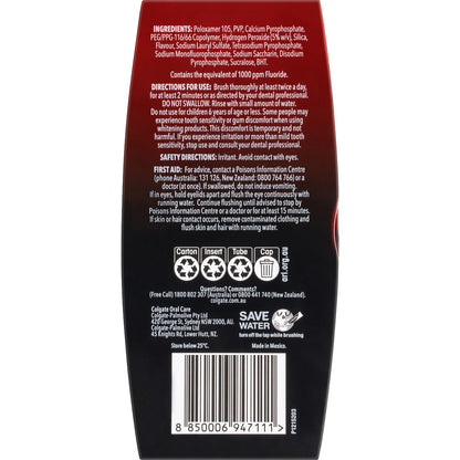 Colgate Teeth Whitening Toothpaste Pro Optic White Vividly Fresh 80g
