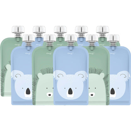 Cherub Baby Food Pouch Minis Assorted 10 Pack
