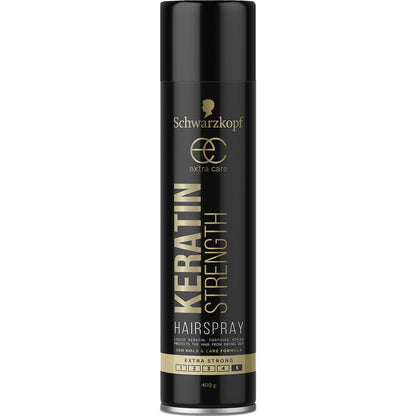 Schwarzkopf Extra Care Hair Spray Keratin Strength Styling Hairspray 400g