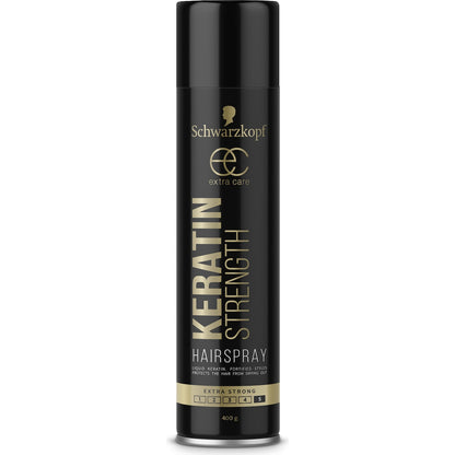 Schwarzkopf Extra Care Hair Spray Keratin Strength Styling Hairspray 400g