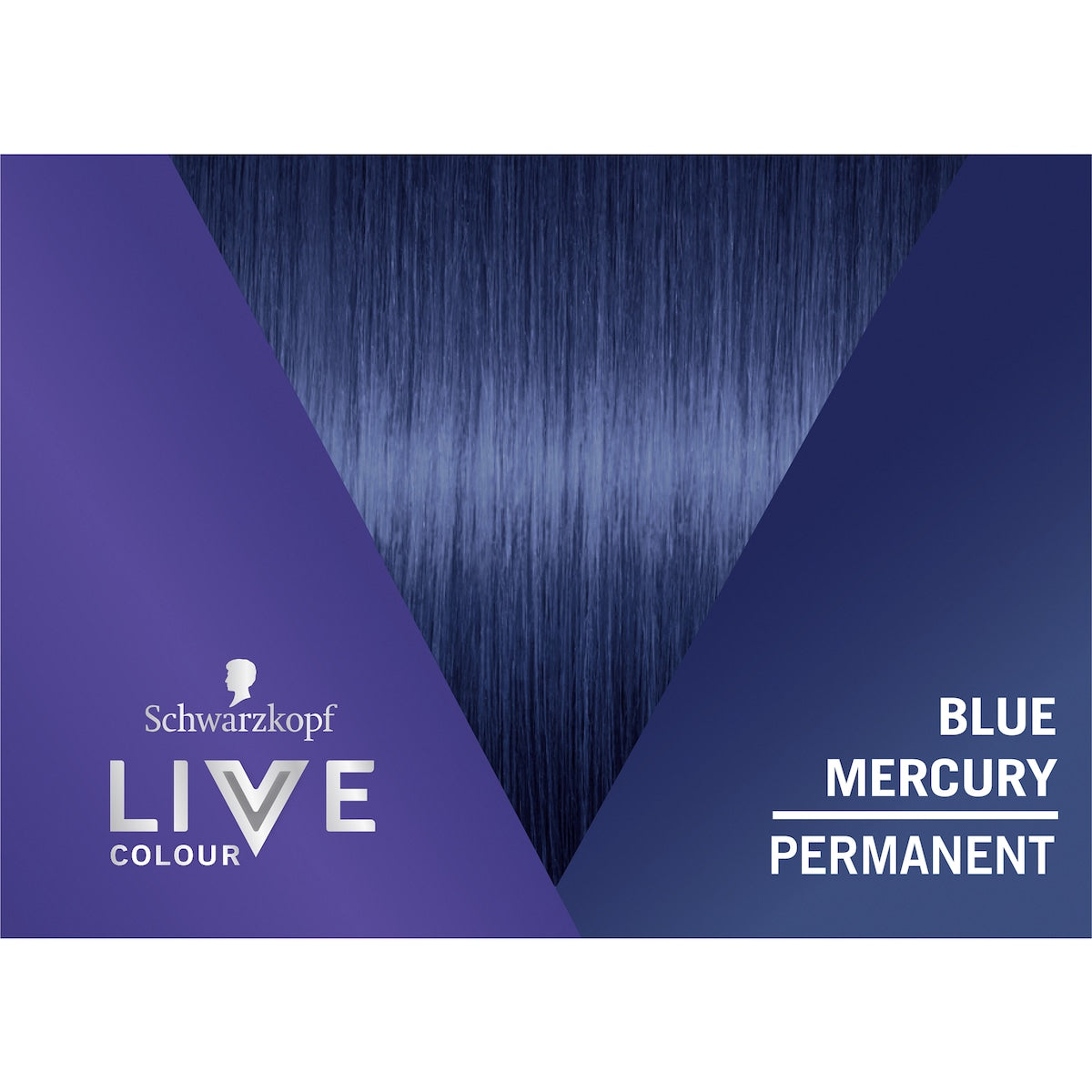 Schwarzkopf Live Colour Permanent Hair Dye Blue Mercury Each
