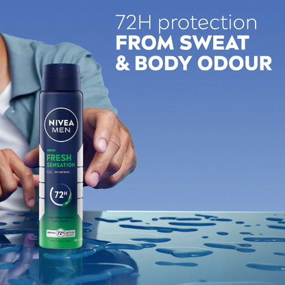 Nivea Men Fresh Sensation 72hr Antiperspirant Deodorant 250ml