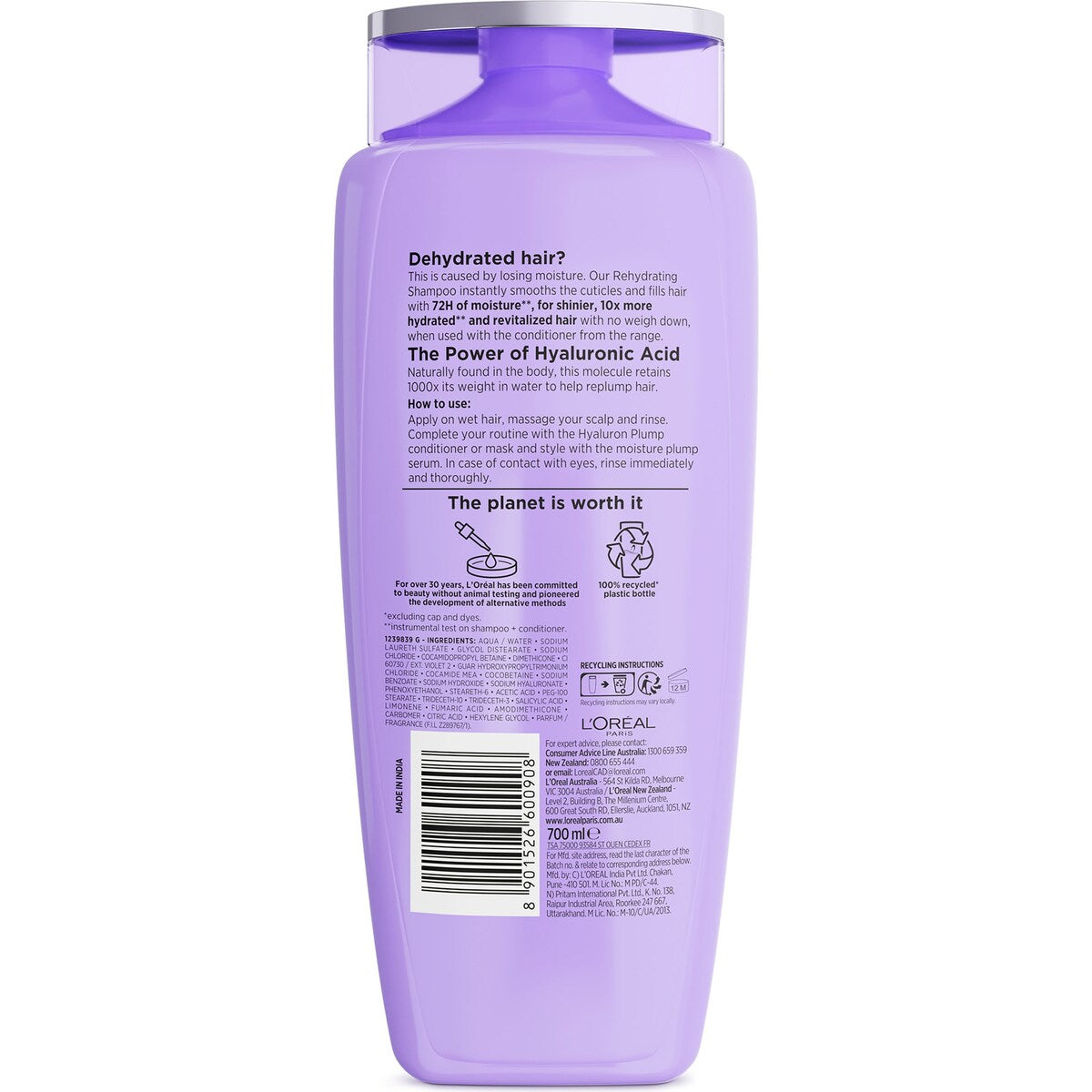Elvive Hyaluron Plump Shampoo 700ml