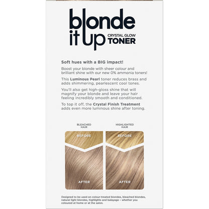 Clairol Blonde It Up Toner Lumino Pearl Semi Permanent Each