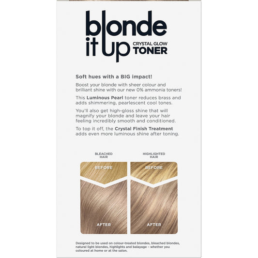 Clairol Blonde It Up Toner Lumino Pearl Semi Permanent Each