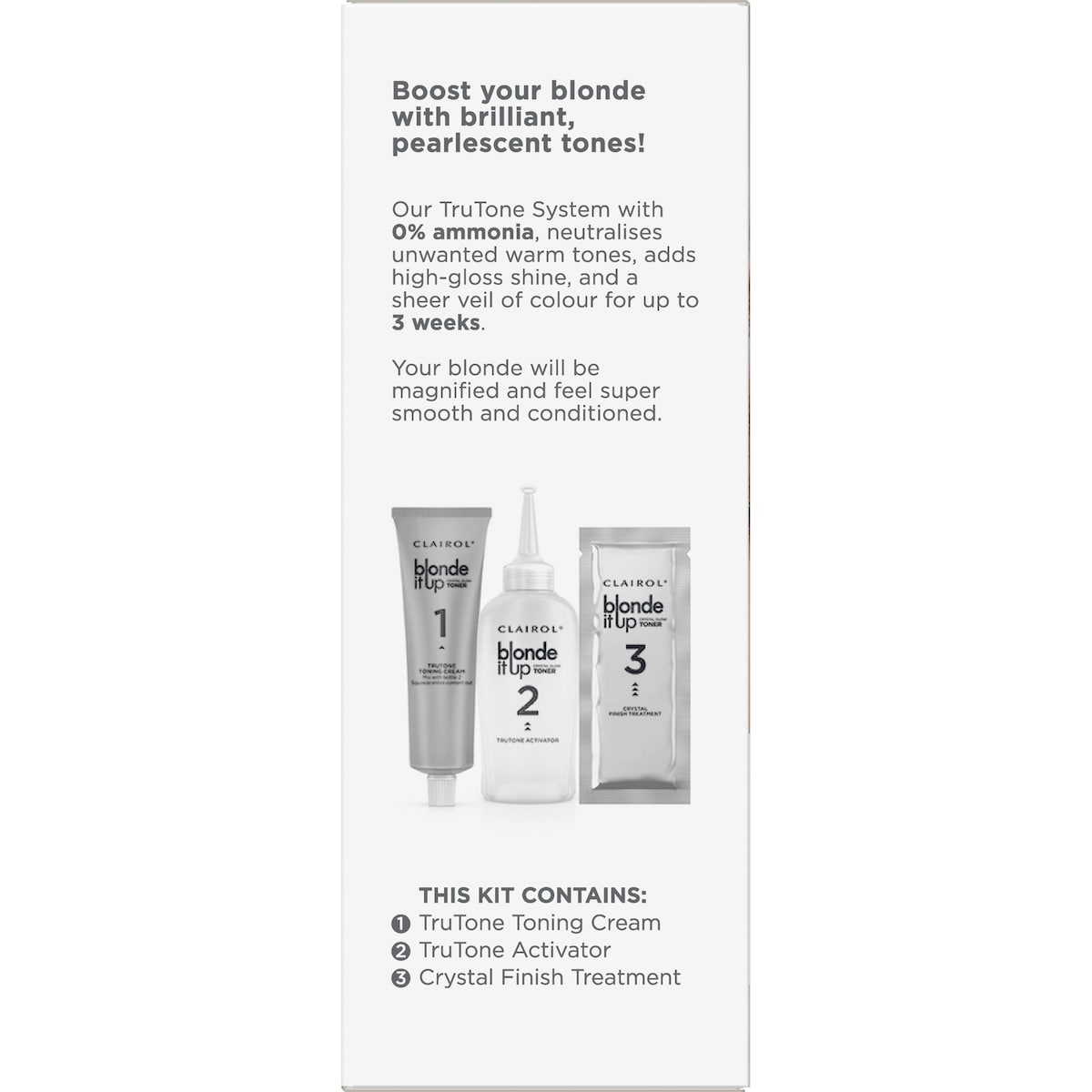 Clairol Blonde It Up Toner Lumino Pearl Semi Permanent Each