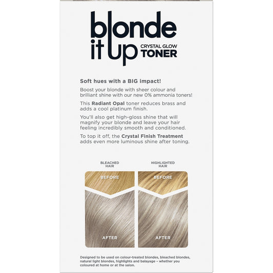 Clairol Blonde It Up Toner Radiant Opal Semi Permanent Each