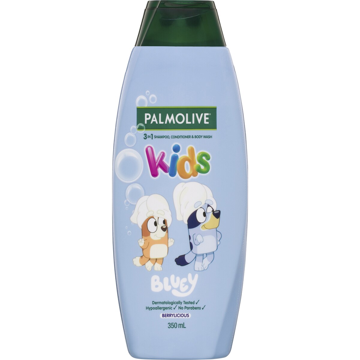 Palmolive 3 In 1 Bluey Kids Shampoo Conditioner & Body Wash 350mL