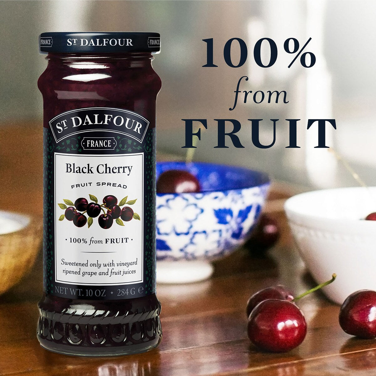 St Dalfour Black Cherry 284g