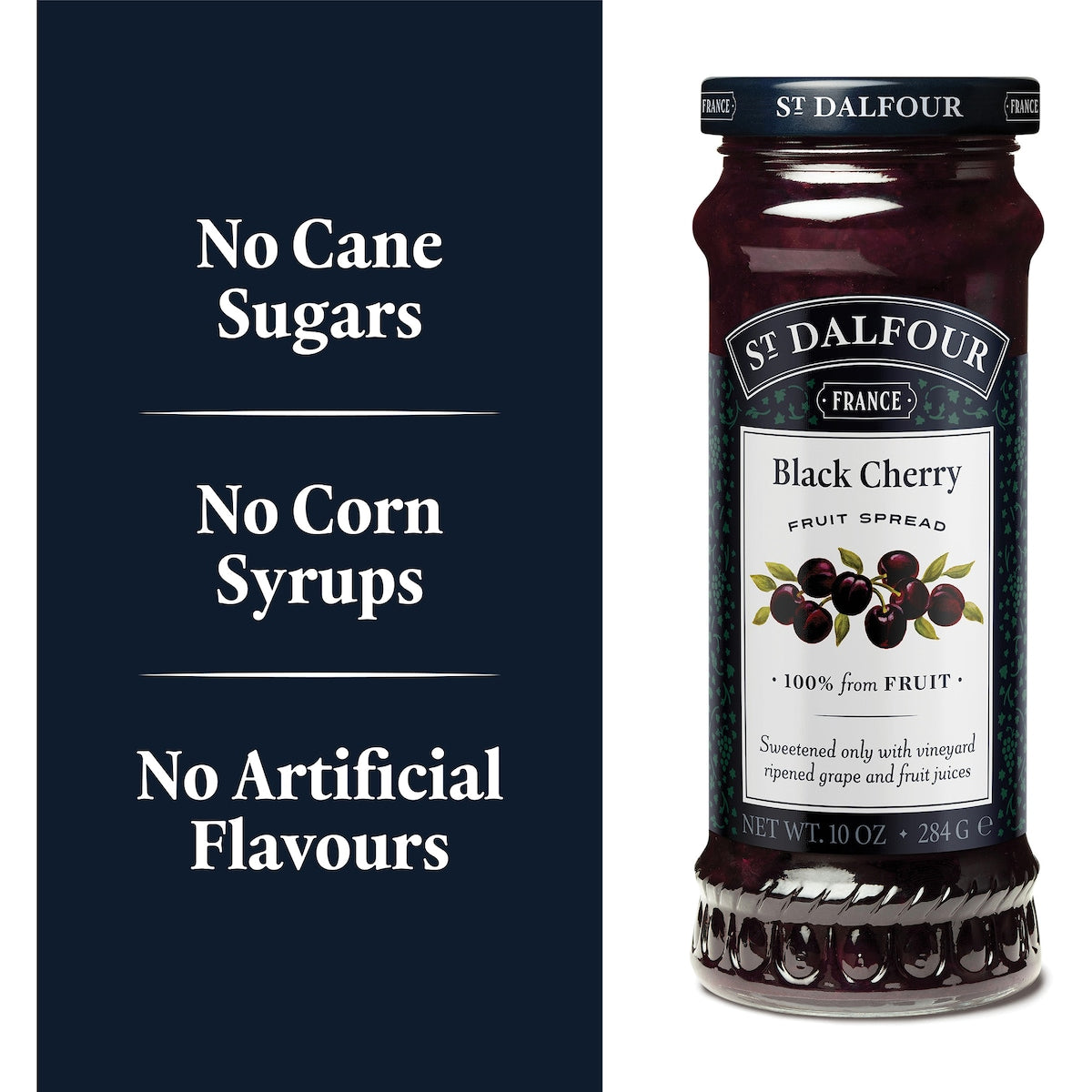 St Dalfour Black Cherry 284g