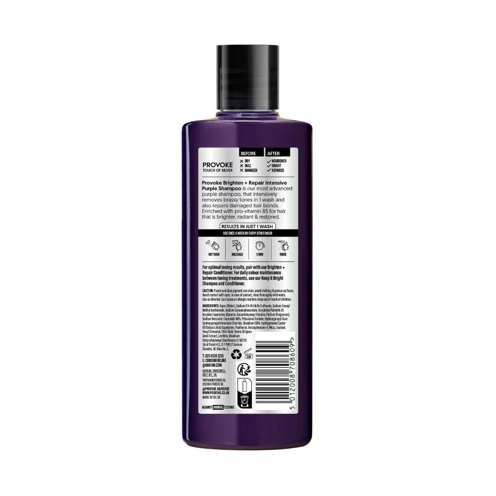 Provoke Touch Of Silver Brighten & Repair Shampoo - 200mL