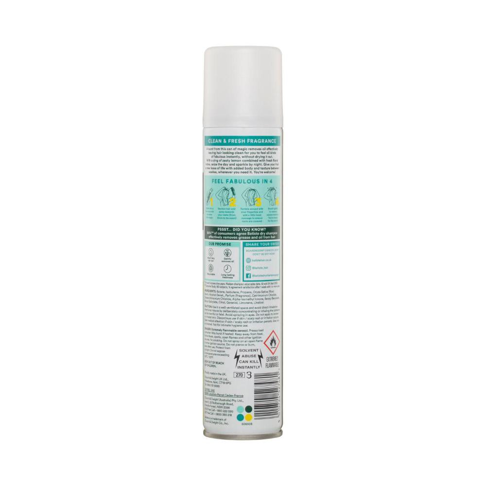 Batiste Clean & Classic Original Dry Shampoo - 200mL