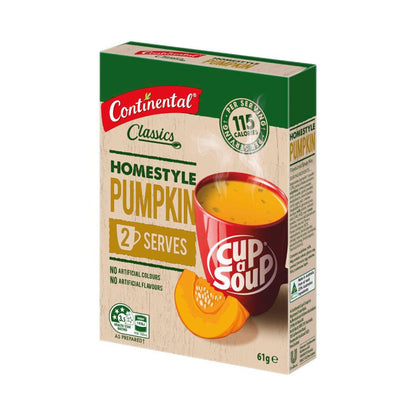 Continental Cup A Soup Homestyle Pumpkin Soup Serves 2 - 61g