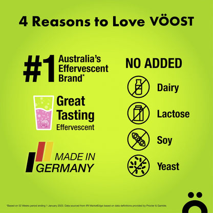 Voost Performance Vitamin b+ Apple + Berry Effervescent Tablets 20 Pack