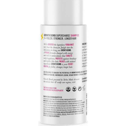 Growth Bomb Growth Bomb Supercharge Shampoo 300mL