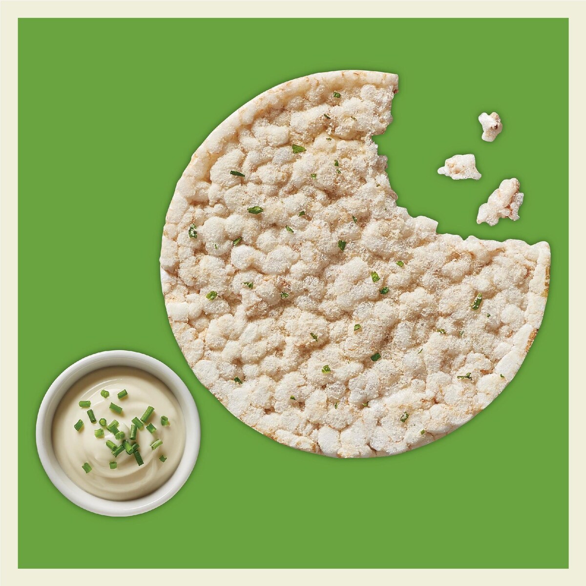Sunrice Thin Rice Cakes Sour Cream & Chives 160g