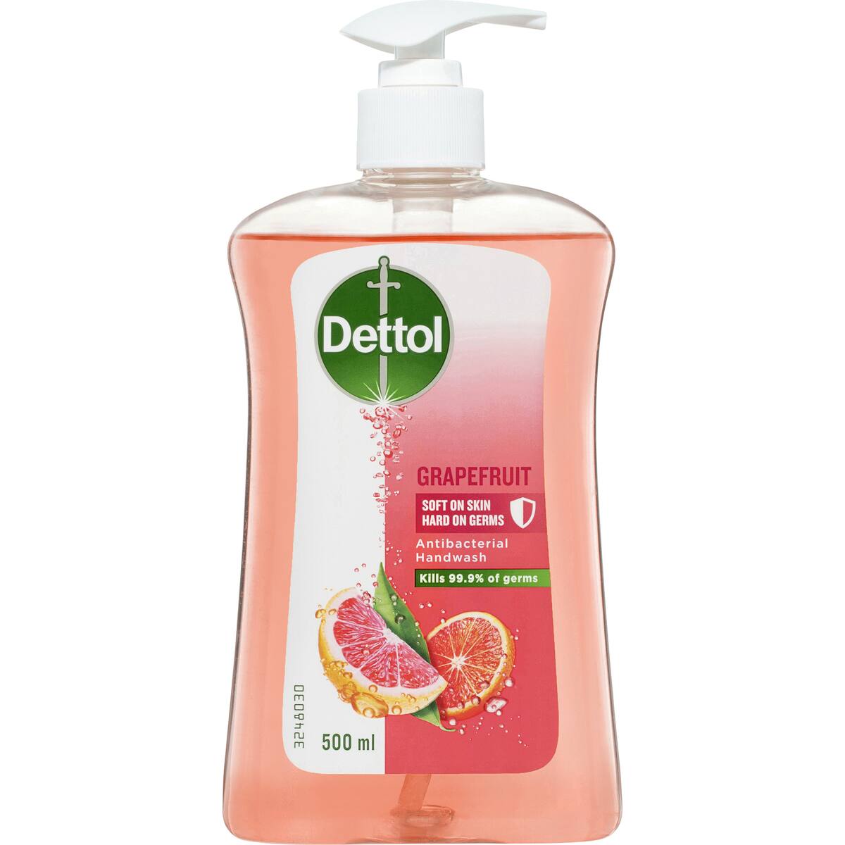 Dettol Antibacterial Liquid Hand Wash Pump Grapefruit 500ml