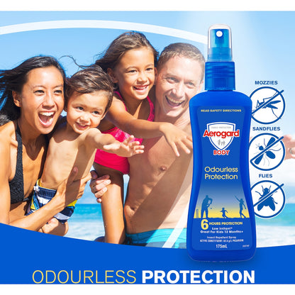 Aerogard Odourless Insect Repellent Pump Spray 175mL