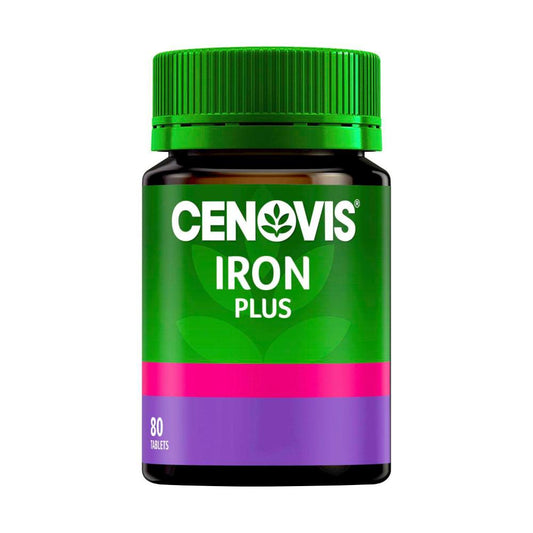 Cenovis Iron Plus Tablets For Women's Health - 80 pack