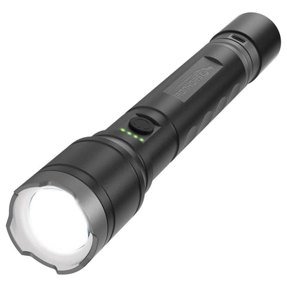 Ironhorse Premium Hybrid Dual Power Torch Flashlight - 2200lm - 300mm